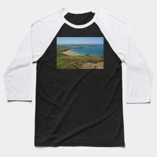 Whitesands Bay and Ramsey Island Baseball T-Shirt